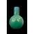 Vaso in vetro incamiciato con corpo globulare e collo verticale. Nason,Murano.