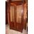 Vetrina Libreria 2 Porte del 1800 Stile Direttorio in Piuma di Mogano