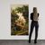Painting countryside landscape oil on canvas from 19th century