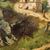 Painting countryside landscape oil on canvas from 19th century