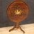 English living room table in inlaid wood from the 20th century