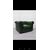 Poltrona chesterfield club vintage inglese originale in pelle verde smeraldo 