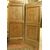  PTS877 - N. 2 Porte Valdostane in legno, mis. diverse: cm L 75/65 x H 193/191