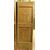  PTS877 - N. 2 Porte Valdostane in legno, mis. diverse: cm L 75/65 x H 193/191