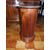 COMODINO A CILINDRO IN PIUMA DI NOCE STILE IMPERO EPOCA 800 RESTAURATO  cm diametro 40xH 72