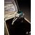 Anello  in  Platino  con  Smeraldo  e  Diamanti  