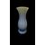 Vaso a’tromba’in vetro inciso incamiciato grigio-giallo.Salviati,Murano.