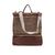 VALENTINO GARAVANI Borsa Shopper in Pelle Col. Marrone Rockstud M