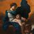 Cerchia di Domenico Piola (Genova, 1627 – Genova, 8 aprile 1703), Madonna con il Bambino e San Domenico