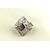 ANELLO ANTICO GRANATO ORO E ARGENTO