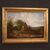 American painting countryside landscape signed and dated 1854