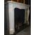  CHM878 - Camino Pompadour in marmo di Carrara, misure cm L 125 x H 108 x P 37  