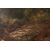 Dipinto francese "Torrente nel bosco" - O/8218