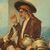 Dipinto di Joseph Haier - Corteggiamento al Pozzo 1873