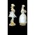 Coppia maschile e femminile - maschere goldoniane in vetro.A.Ve.M. Murano.