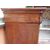 PICCOLA CREDENZA CAPPUCCINO IN PIUMA DI NOCE CARLO X FRANCIA cm L97xP47xH121