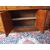 CREDENZA A 4 PORTE IN PIUMA DI MOGANO STILE IMPERO RESTAURATA cm L208xP59xH100