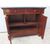 CREDENZA IN STILE IMPERO COLONNE PIENE IN PIUMA DI MOGANO RETAURATA FRANCIA cm L 120xP55xH101