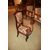 Poltrona Stile Direttorio Francese del 1800 con tessuto floreale Sanderson