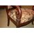 Poltrona Stile Direttorio Francese del 1800 con tessuto floreale Sanderson