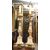  LAMP240 - Candelieri in legno laccato, epoca '800, misure cm L 20 x P 20 x H 95  