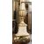  LAMP240 - Candelieri in legno laccato, epoca '800, misure cm L 20 x P 20 x H 95  