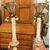 LAMP243 - Coppia di candelieri argentati, misure cm L 32 x P 32 x H 174 