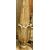  LAMP242 - Candeliere in legno laccato e scolpito, misure cm L 32 x P 33 x H 172  