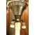  LAMP242 - Candeliere in legno laccato e scolpito, misure cm L 32 x P 33 x H 172  