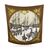 HERMES Foulard Vintage in Seta Col. Marrone Carre 90
