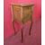 Comodino Art Nouveau con marmo