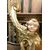 DARS654 - Coppia di lesene dorate con putti, mis. cm L 35 x P 12 x H 141 