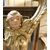 DARS654 - Coppia di lesene dorate con putti, mis. cm L 35 x P 12 x H 141 