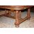 Grande tavolo quadrato francese Del 1800 In Legno di Noce