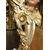 DARS654 - Coppia di lesene dorate con putti, mis. cm L 35 x P 12 x H 141 