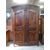 ARMADIO IN NOCE A DUE PORTE CON CORNICE CENTINATA EPOCA PRIMI 800 L154xP62xH294