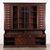 Grande credenza da negozio a Due Corpi liberty