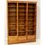 Antico classificatore archivio schedario serranda in rovere