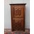 ARMADIO-CREDENZA STIPO DA DISPENSA IN NOCE A DUE PORTE EPOCA 700 FRANCIA cm L 100xP36xH205 larghezza con cornice cm 115