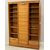 Antico classificatore archivio schedario serranda in rovere