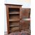 ARMADIO-CREDENZA STIPO DA DISPENSA IN NOCE A DUE PORTE EPOCA 700 FRANCIA cm L 100xP36xH205 larghezza con cornice cm 115