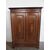 ARMADIO IN NOCE A DUE PORTE E CASSETTO STILE LUIGI FILIPPO EPOCA 800 PIEMONTESE cm L142xP51xH211