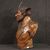 Scultura francese in terracotta del XIX secolo, il Dio Pan