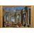  Coppia di dipinti raffiguranti Capricci architettonici con Baccanale e Scena di sacrificio, Alberto Carlieri (Roma 1672-1720)