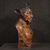 Scultura francese in terracotta del XIX secolo, il Dio Pan