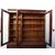 LIBRERIA A TRE PORTE IN MOGANO EPOCA 800 FRANCIA RESTAURATA Cm L203xP55x H 260