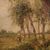 Italian painting landscape signed by M. Gheduzzi from the 40s