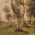Italian painting landscape signed by M. Gheduzzi from the 40s