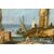 XIX secolo, seguace di Francesco Guardi - Veduta veneziana con capriccio