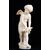 Scultura antica in alabastro raffigurante Cupido. Francia XIX secolo.
